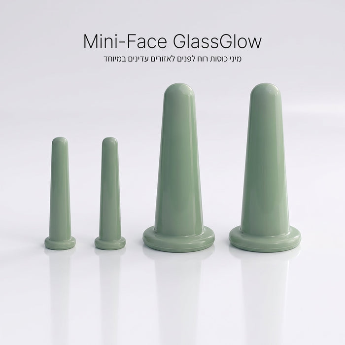 Mini-Face GlassGlow - מיני כוסות רוח לפנים לאזורים עדינים במיוחד